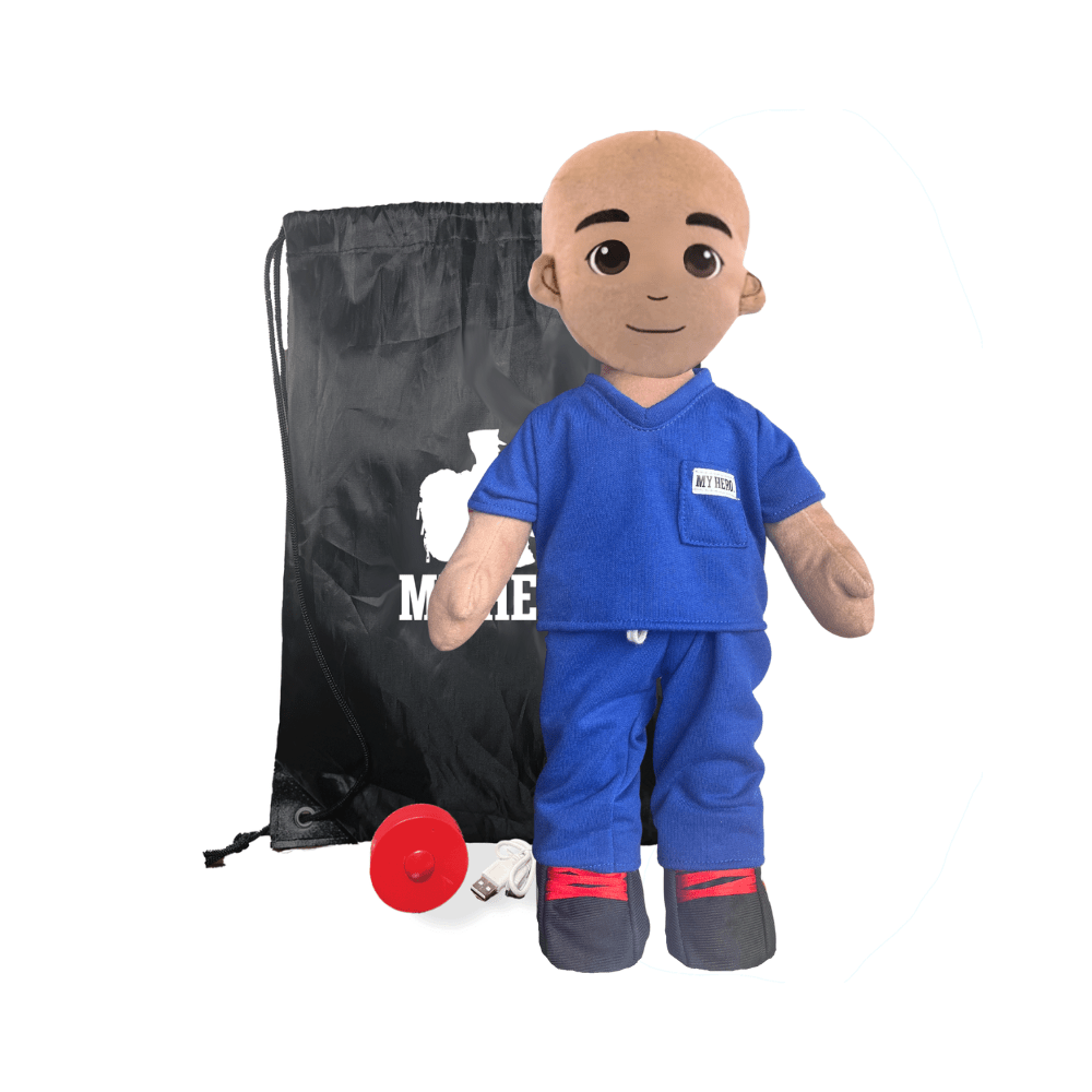 Nurse Doll | Doctor Doll | EMT Doll | Medical Hero Doll | Plush Doll in Scrubs | Stuffed Animal in Uniform | Doctor Stuffed Animal | Nurse Plush Toy | Medical Teddy Bear | Healthcare Worker Doll - MY HERO