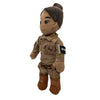 Customizable Doll, Personalized Doll, Military Doll, Daddy Doll, Mommy Doll, Blonde Hair Doll, Air Force Doll, Airman Doll, Recordable Doll, Military Doll, Talking Doll, and Deployment Doll for Military Kids
