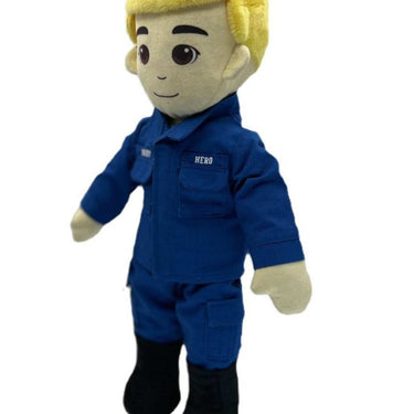 Recordable military daddy doll for kids – personalized plush toy with uniform and voice message for comfort during deployment or time apart