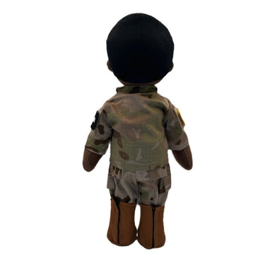 Army doll, soldier doll, Army deployment doll, soldier daddy doll, soldier mommy doll, deployment doll, comfort doll, recordable Army doll, recordable soldier doll, military soldier doll, plush Army doll, Army stuffed animal, Army plush toy, talking soldier doll, speaking doll, bedtime story doll, voice recording doll, keepsake Army doll, Army gift for kids, soldier gift for toddlers, Army storytime doll, military baby gift, soldier parent deployment gift, Army dad gift, Army mom gift, camouflage doll, Army