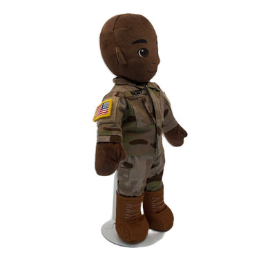 Army doll, soldier doll, Army deployment doll, soldier daddy doll, soldier mommy doll, deployment doll, comfort doll, recordable Army doll, recordable soldier doll, military soldier doll, plush Army doll, Army stuffed animal, Army plush toy, talking soldier doll, speaking doll, bedtime story doll, voice recording doll, keepsake Army doll, Army gift for kids, soldier gift for toddlers, Army storytime doll, military baby gift, soldier parent deployment gift, Army dad gift, Army mom gift, camouflage doll, Army
