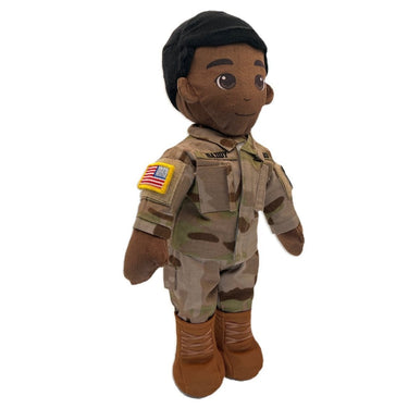 Army doll, soldier doll, Army deployment doll, soldier daddy doll, soldier mommy doll, deployment doll, comfort doll, recordable Army doll, recordable soldier doll, military soldier doll, plush Army doll, Army stuffed animal, Army plush toy, talking soldier doll, speaking doll, bedtime story doll, voice recording doll, keepsake Army doll, Army gift for kids, soldier gift for toddlers, Army storytime doll, military baby gift, soldier parent deployment gift, Army dad gift, Army mom gift, camouflage doll, Army
