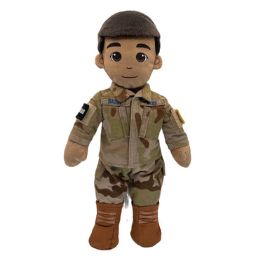 Recordable Military Dolls. Perfect Deployment Gift For Children. Keep families connected during separation. Recordable books