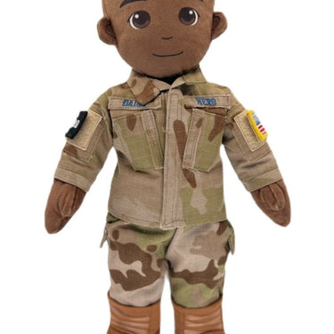 Recordable Military Dolls. Perfect Deployment Gift For Children. Keep families connected during separation. Recordable books