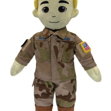Recordable Military Dolls. Perfect Deployment Gift For Children. Keep families connected during separation. Recordable books
