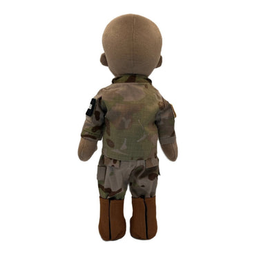 Daddy dolls – navy dolls keepsake – personalized doll that looks like you – recordable story books for bedtime comfort

