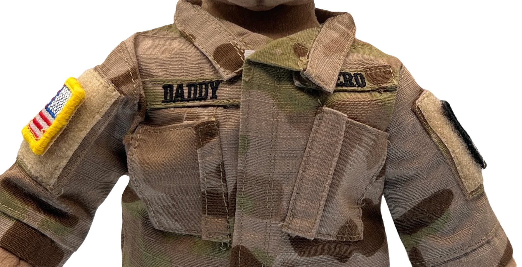 Army doll, soldier doll, Army deployment doll, soldier daddy doll, soldier mommy doll, deployment doll, comfort doll, recordable Army doll, recordable soldier doll, military soldier doll, plush Army doll, Army stuffed animal, Army plush toy, talking soldier doll, speaking doll, bedtime story doll, voice recording doll, keepsake Army doll, Army gift for kids, soldier gift for toddlers, Army storytime doll, military baby gift, soldier parent deployment gift, Army dad gift, Army mom gift, camouflage doll, Army