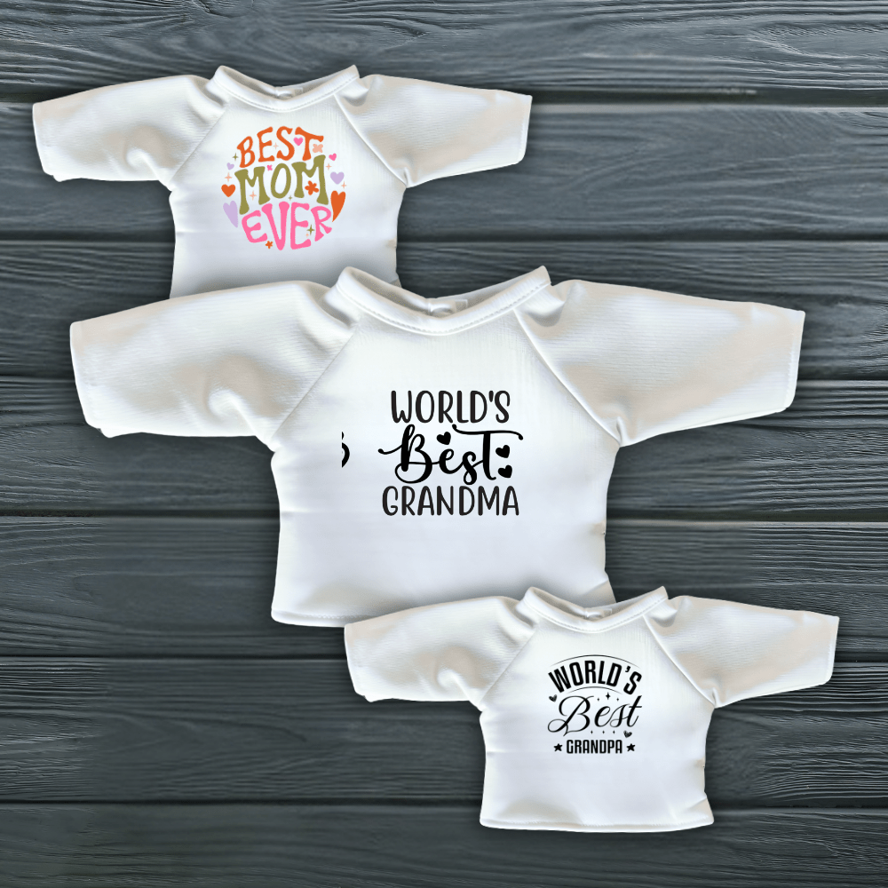 Stretch - Fit & Personalized Shirts for Teddy Bears & My Hero Dolls – Multiple Designs - MY HERO
