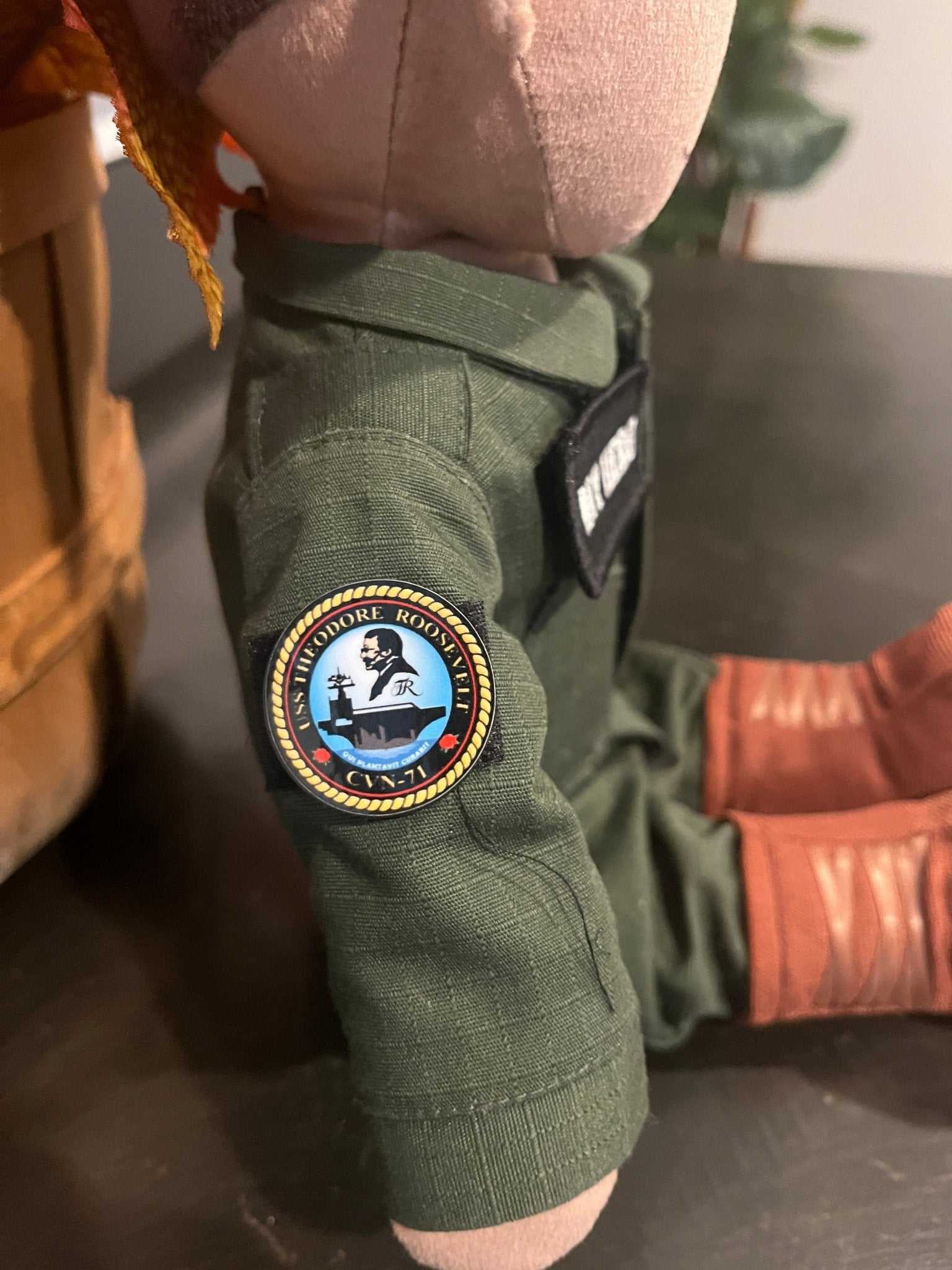 military aviator daddy doll, pilot daddy doll, customizable military doll, recordable deployment doll, flight suit plush doll, Air Force daddy doll, Navy pilot plush, Army aviator doll, Marine Corps pilot toy, Coast Guard aviator plush, daddy doll in flight suit, military comfort doll for kids, deployment gift for military children, recordable plush for military families, My Hero of the Skies doll
